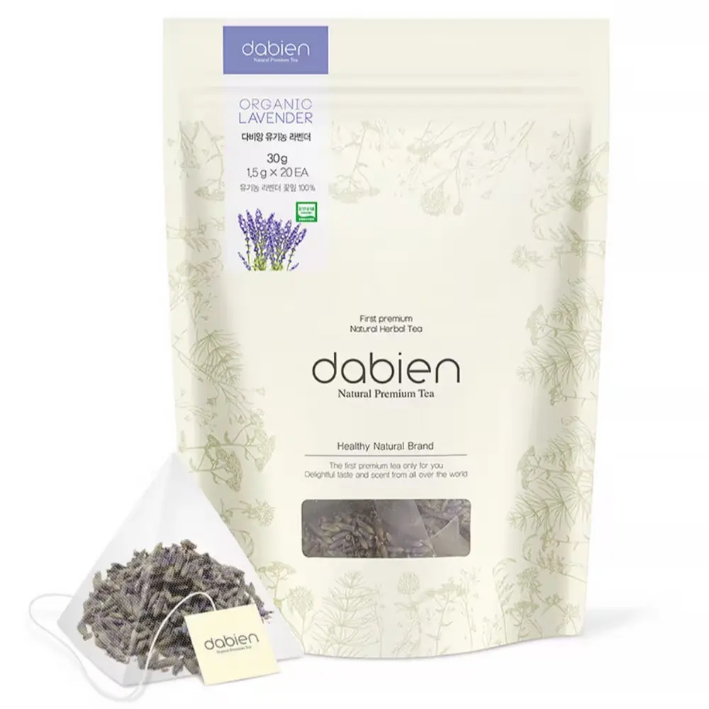 1482 다비앙 유기농 라벤더 침출차 생분해티백