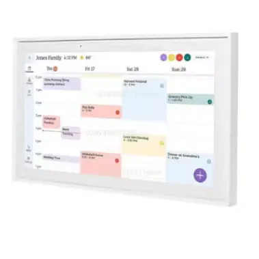 🟡252번 디지털 캘린더 흰색