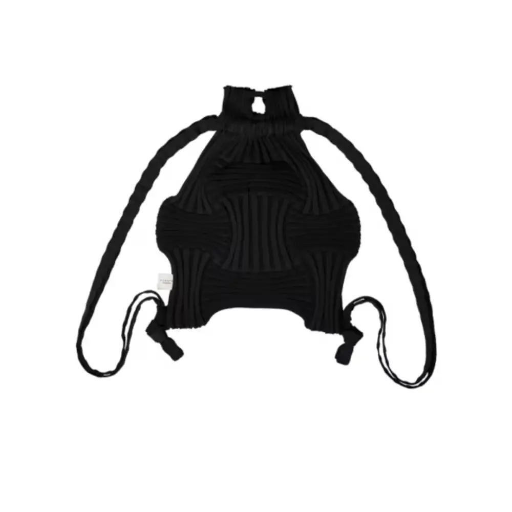 1525 [플리츠마마] 뉴보우백팩 블랙