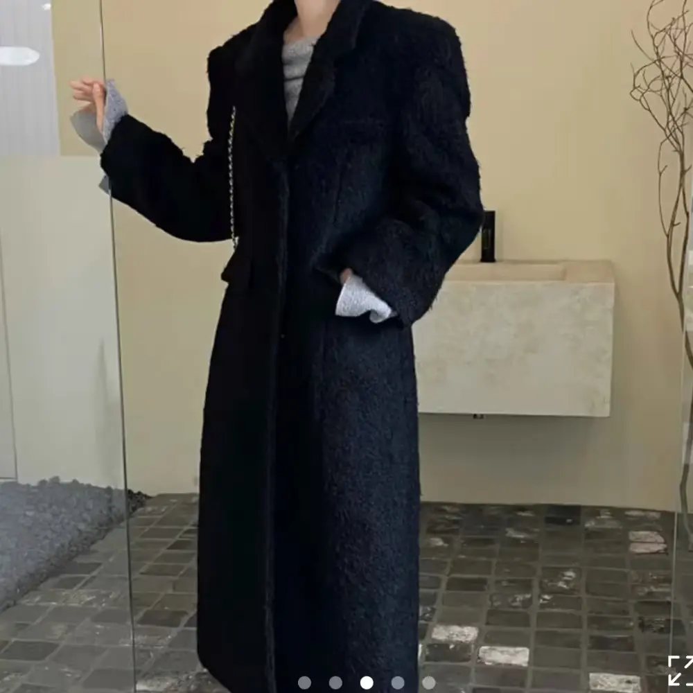 부클 롱코트 정보