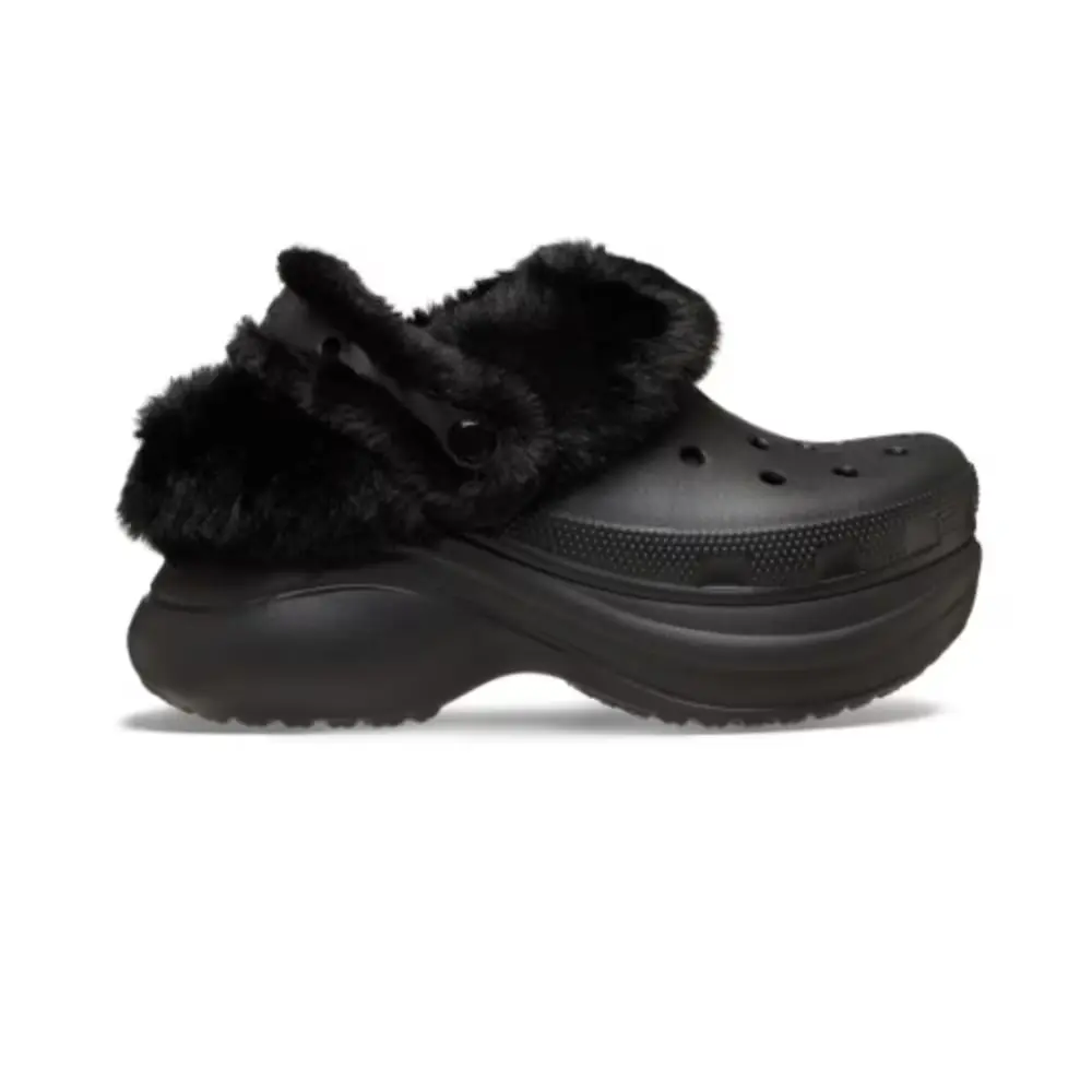 1548 크록스 CROCS 베이 라인드 클로그 - 블랙