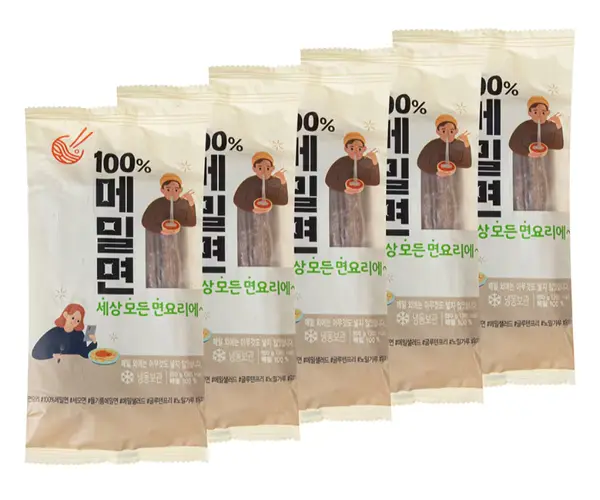 100% 메밀면
