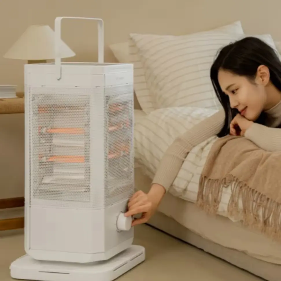 054.
뜨숨 오방난로 가벼운 전기히터 난방기 스토브 업소용 가정용 사무실 무소음 발터치