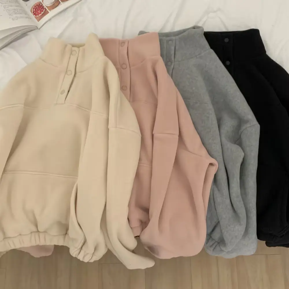 겨울 기모 아노락