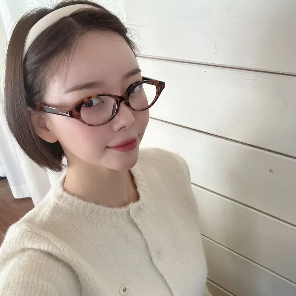 (바배) 뮤뮤 안경 (호피/블랙)