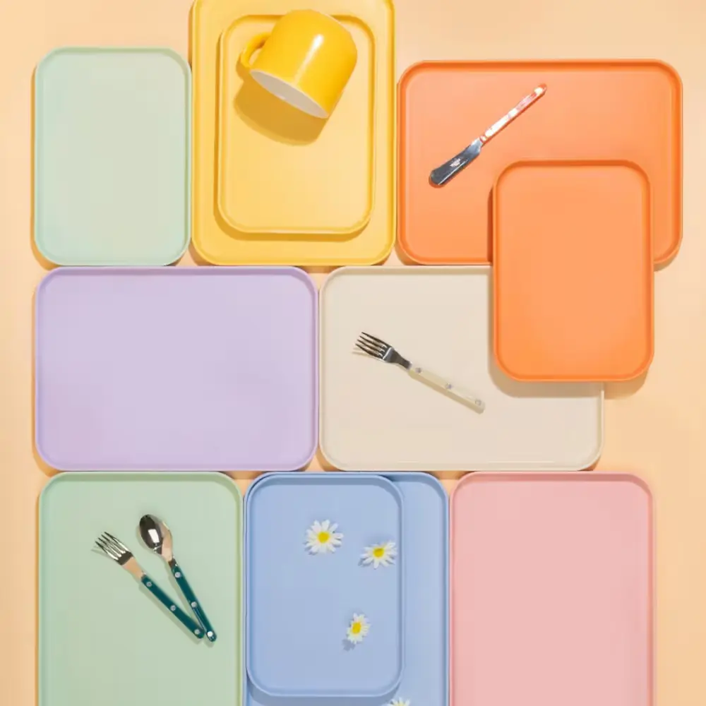 파스텔 사각 트레이