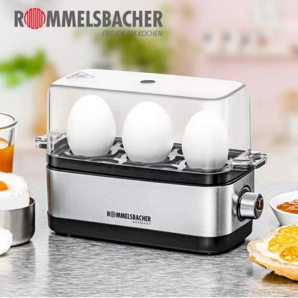 1433 롬멜스바흐 계란 찜기 쿠커 6구 달걀 기계 계란삶는기계 3구