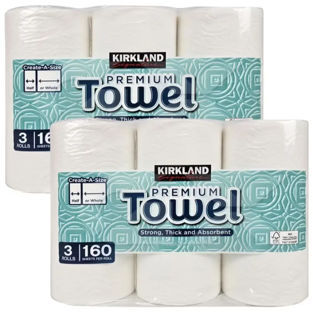 1435 커클랜드 시그니춰 종이타월, 160개입, 6개