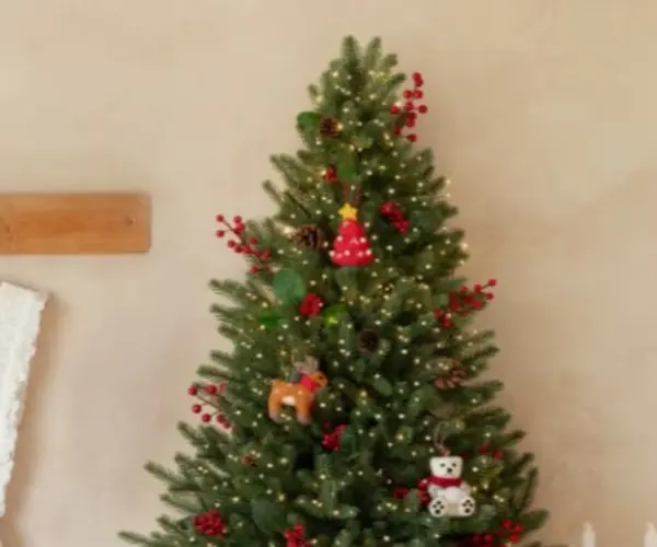 (풀세트)제이닷 트리 프리미엄 크리스마스 벽걸이 반쪽 트리 PE100 행잉 벽트리 100CM