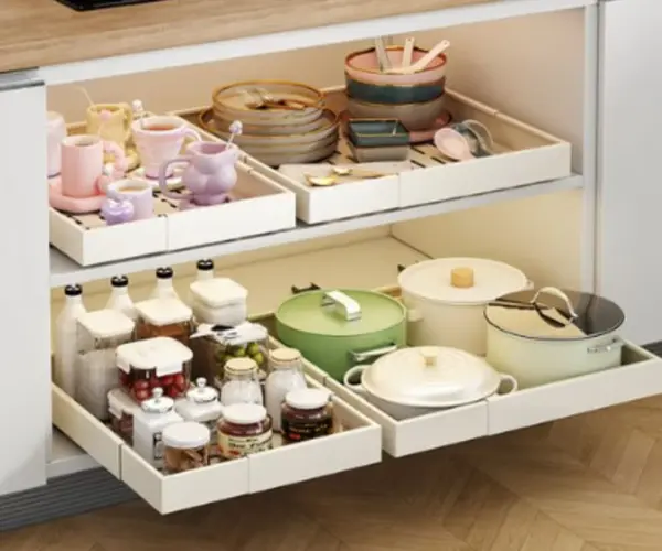 [012] 무타공 슬라이딩 선반