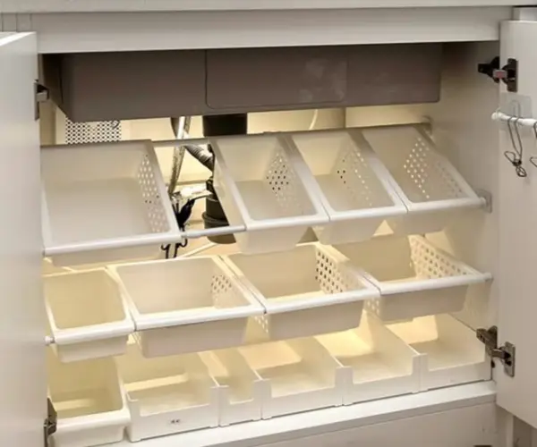 [019] 압축봉 선반 바구니