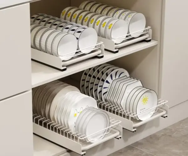 [023] 슬라이딩 접시 선반(소)