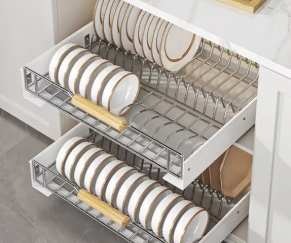 [023] 슬라이딩 접시 선반(대)