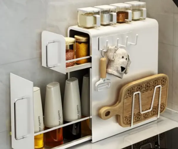 [046] 주방 양념 수납장(2단)