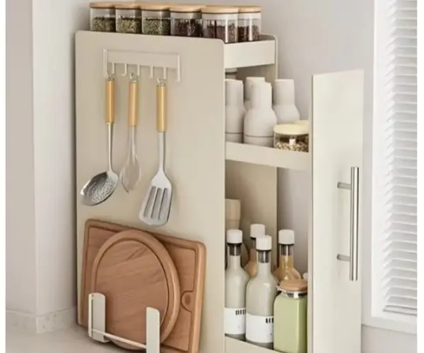 [046] 주방 양념 수납장(3단)