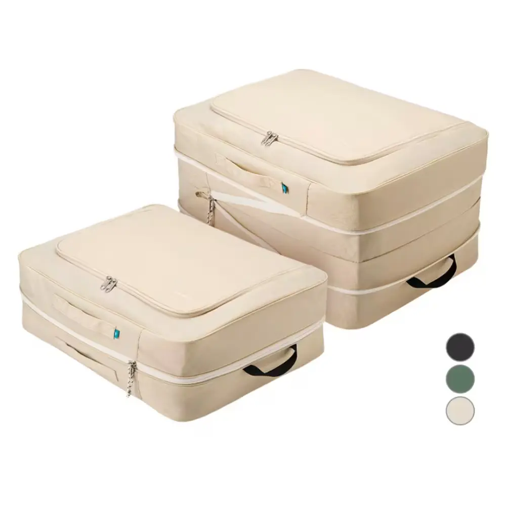 1463 브랜든 2세대 부피순삭 의류 이불 다용도 대형 압축 파우치 2매세트