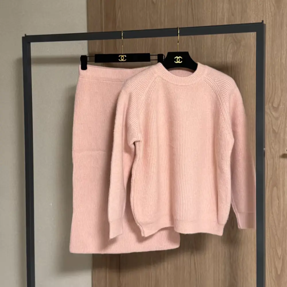 니트 치마 세트