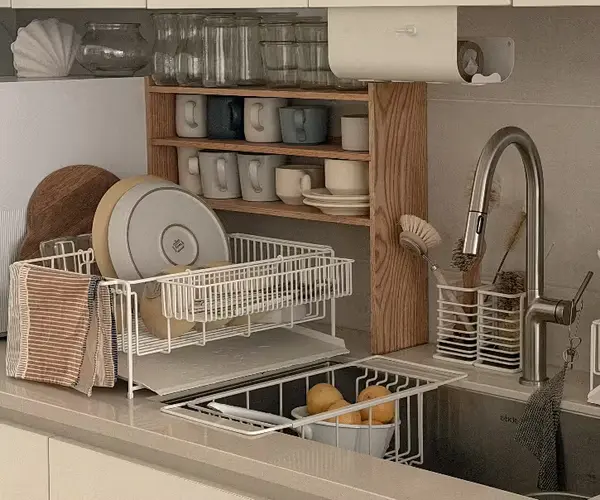 화이트스텐건조대