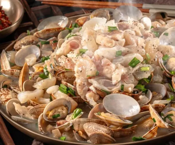 스지 바지락 전골 밀키트