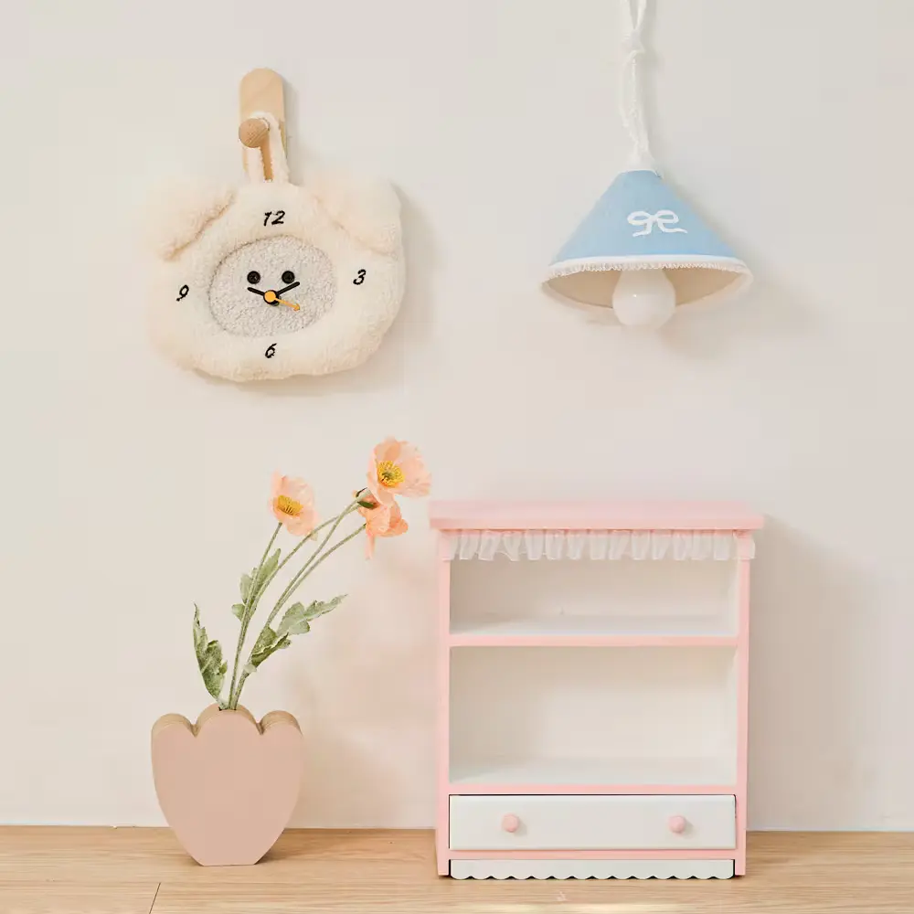 신상 몽글몽글 강아지 패브릭 시계🤍