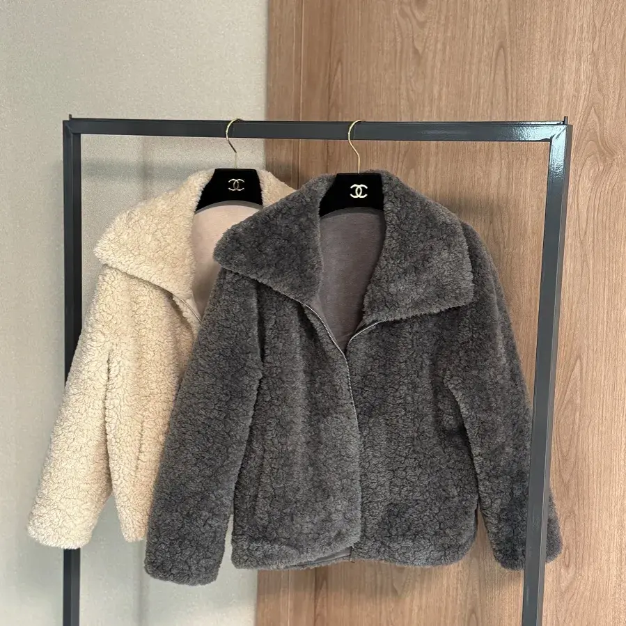 스웨이드 무스탕