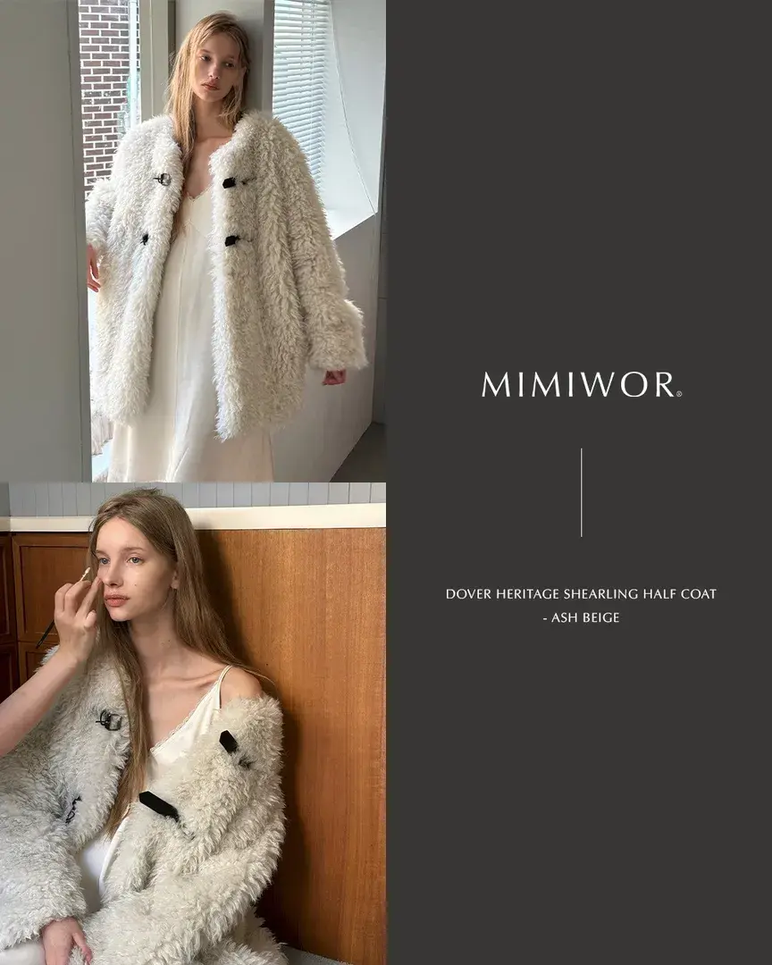 Dover Heritage Shearling Half Coat
도버 시어링 하프 코트