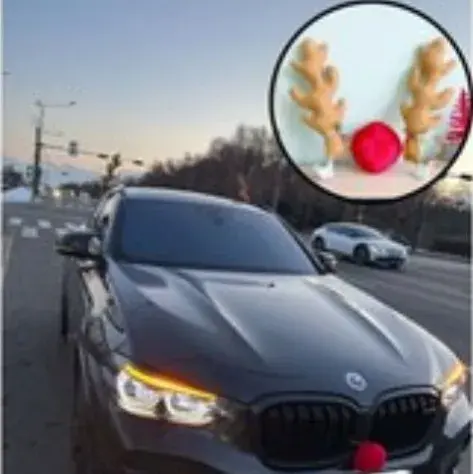 루돌프 자동차 꾸미기