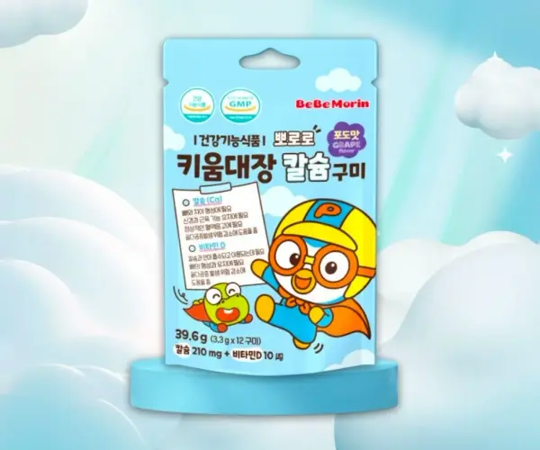 뽀로로 키움대장 칼슘구미 포도맛 10팩