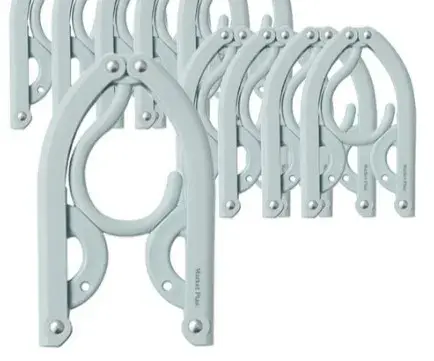 11. 접이식 옷걸이