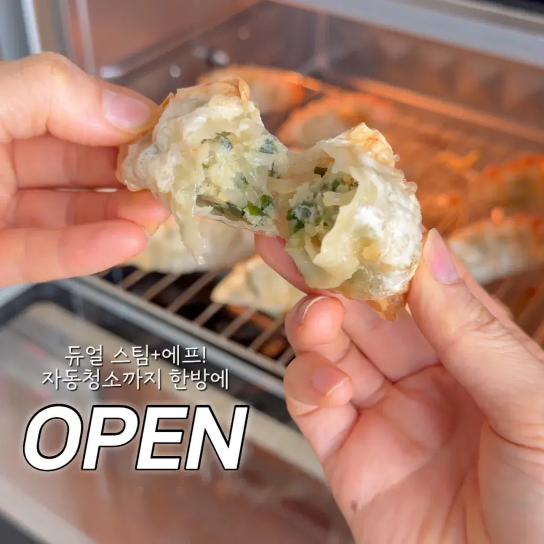 듀얼스팀에프 + 자동세척까지 한.방.에!