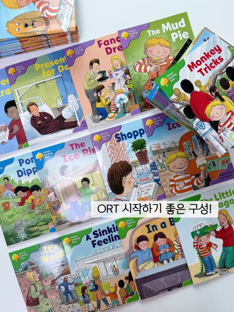 📚ORT 오알티 1+/2/ 3 단계 한솔 세트+부가 자료+QR영상음원
추가자료 전송!