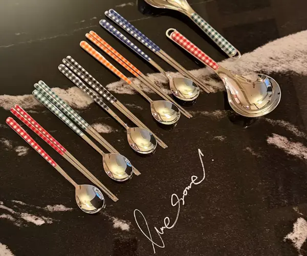 [2/24] 네바 304 스텐 한식수저 세트 💛