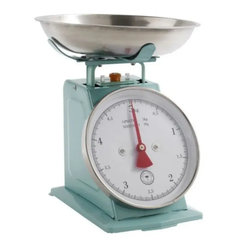 민트 레트로 주방저울