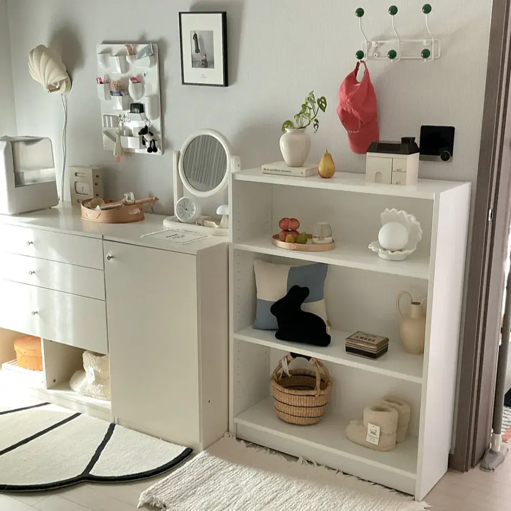 BILLY 3단 책장 BOOKCASE 80x28x106