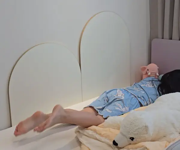 침대 옆 파티션 아치형 공간분리 칸막이