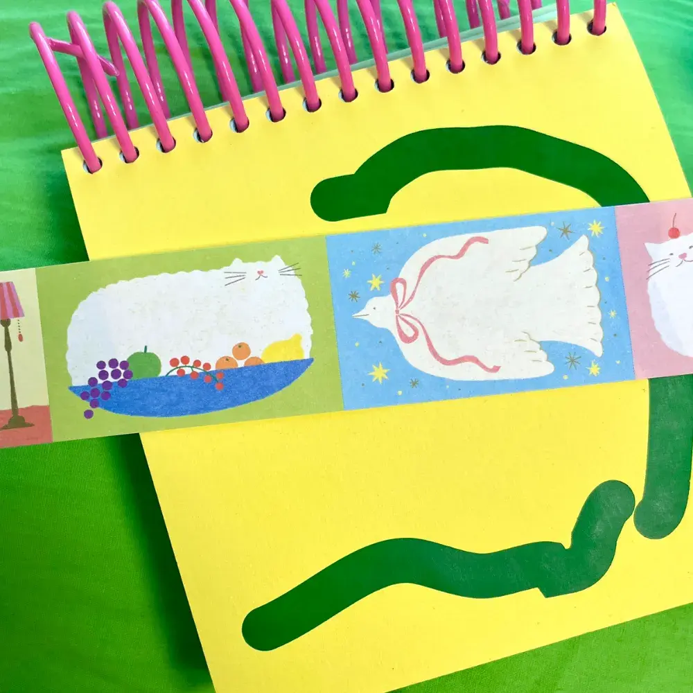 롤스티커 구매 💛手紙社｜seol.zzi・ロールふせん「The cutest things」 | 月刊手紙舎