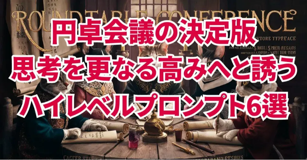 【2024年最新版】円卓会議6選 - 人類は更なる高みへ…