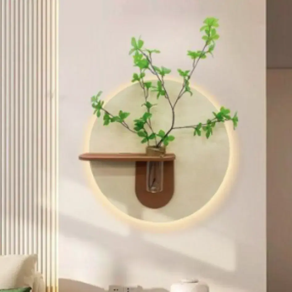 2번. 감성가득 벽걸이 LED 조명화분2