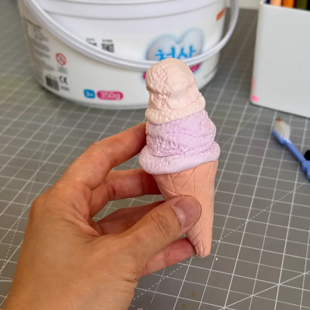 묻어나지 않는 클레이 “천사점토”