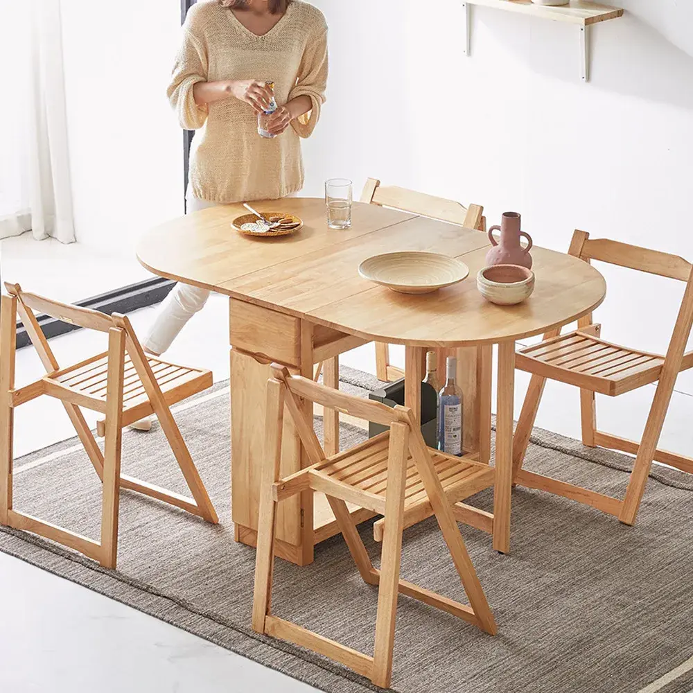 18번. 접이식 식탁 세트(로켓배송)