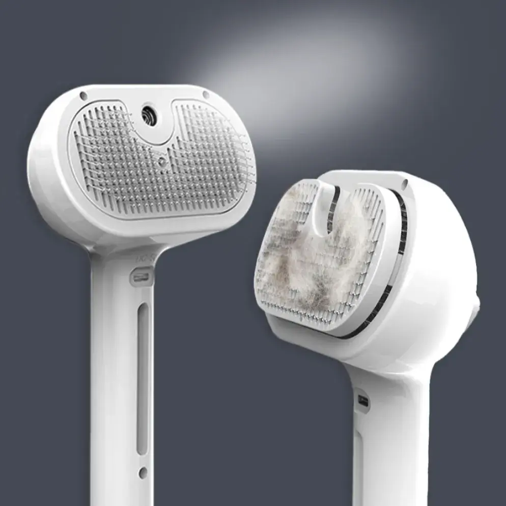 [106] 강아지 고양이 빗 보습 미스트 원터치 브러쉬