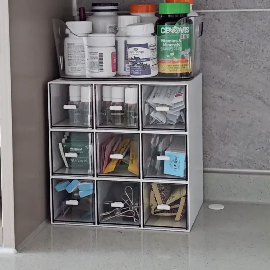 적층 티백정리함