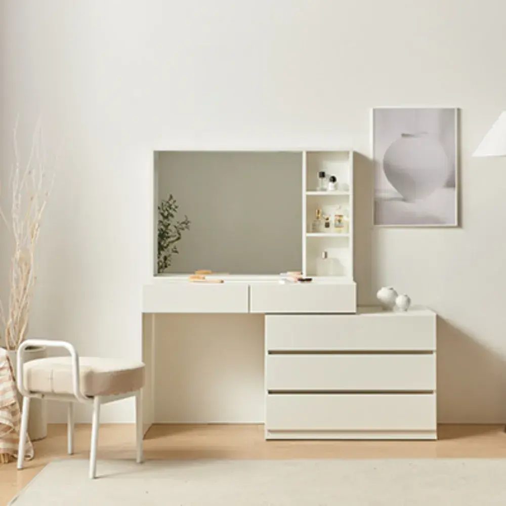 33번. 'ㄱ'자 화장대(로켓배송)