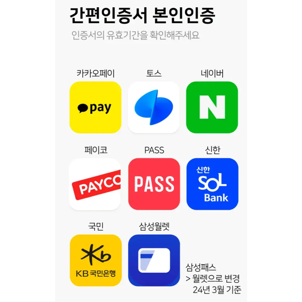 간편인증서와 신분증(주민등록증이나 운전면허증)