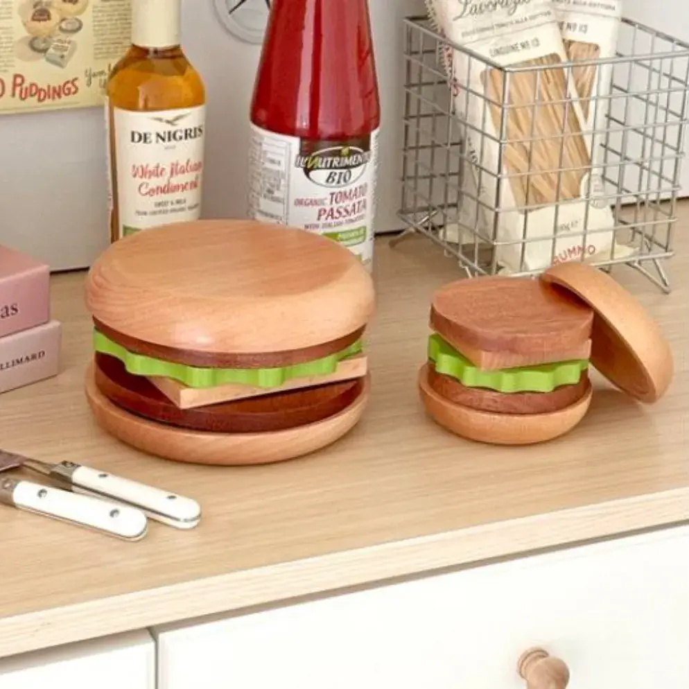 18번-1. 햄버거 냄비받침, 티코스터 세트