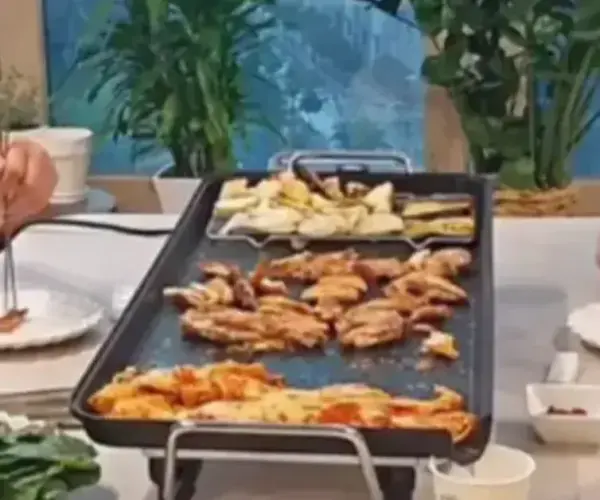 신일 와이드 전기 그릴팬