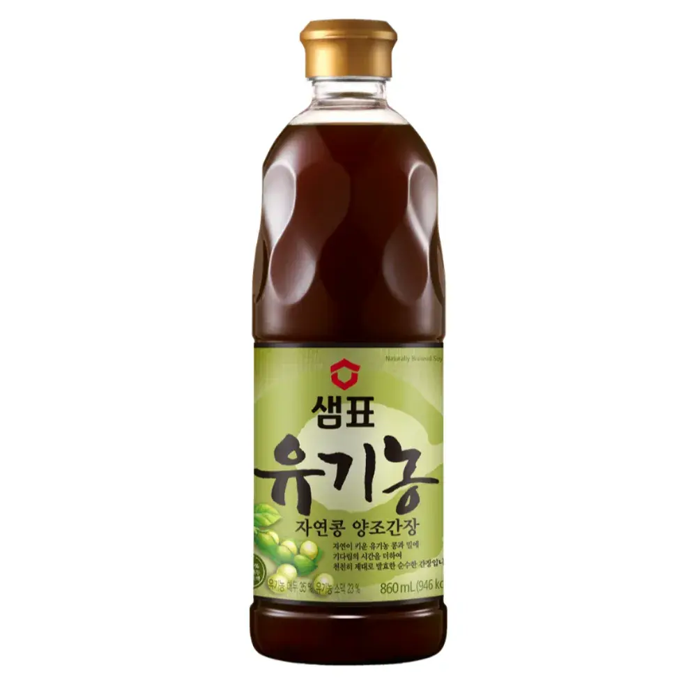 샘표 유기농 자연콩 양조간장, 860ml