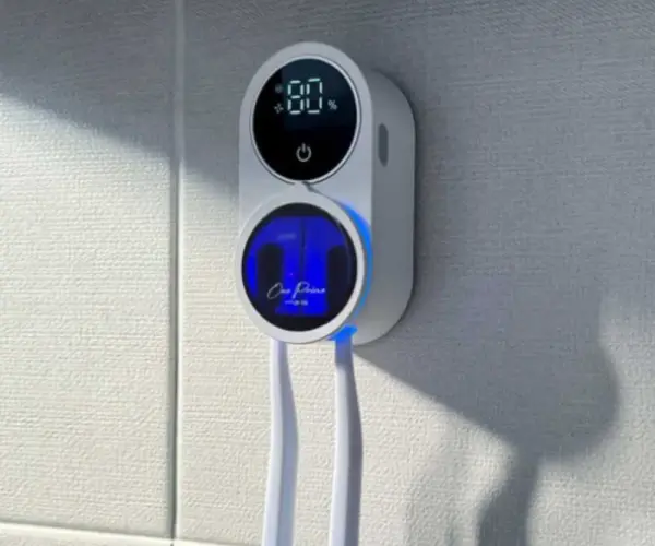 3. 자동 오픈 원프라임 2인용 UV-C 자외선 칫솔 살균기