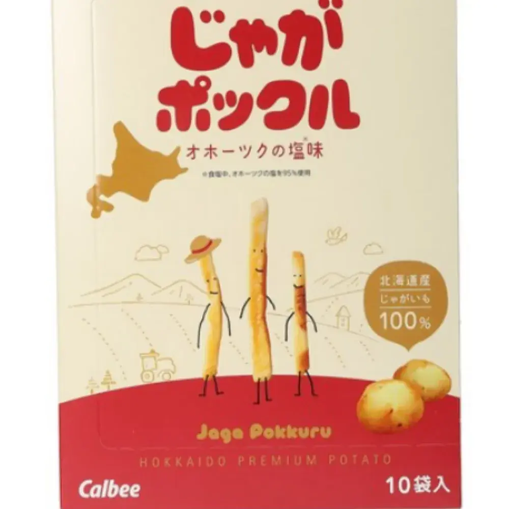 가루비 북해도 감자 스낵 자가포쿠루 / 쟈가포쿠루 10봉