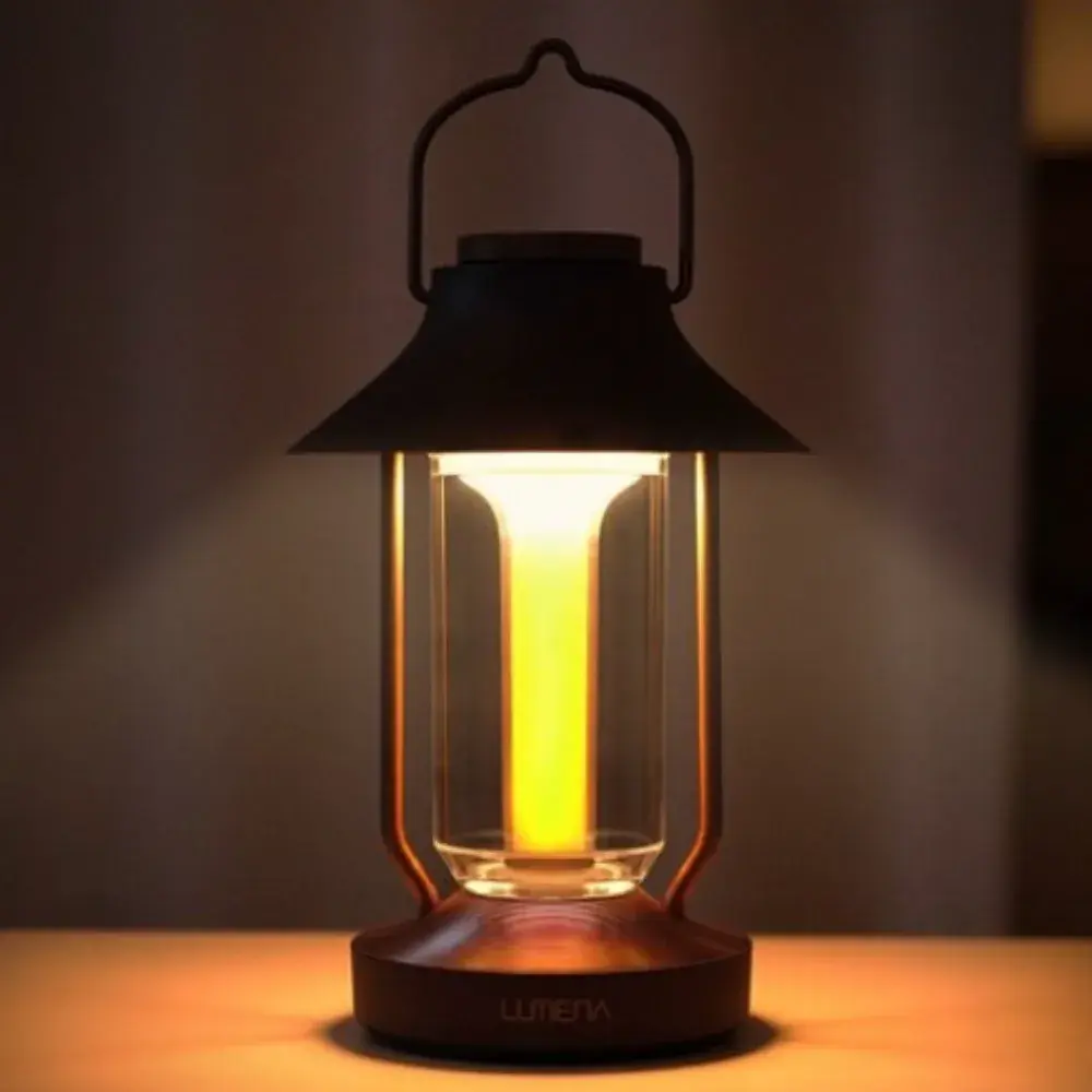 분위기 좋은 주황빛 캠핑랜턴